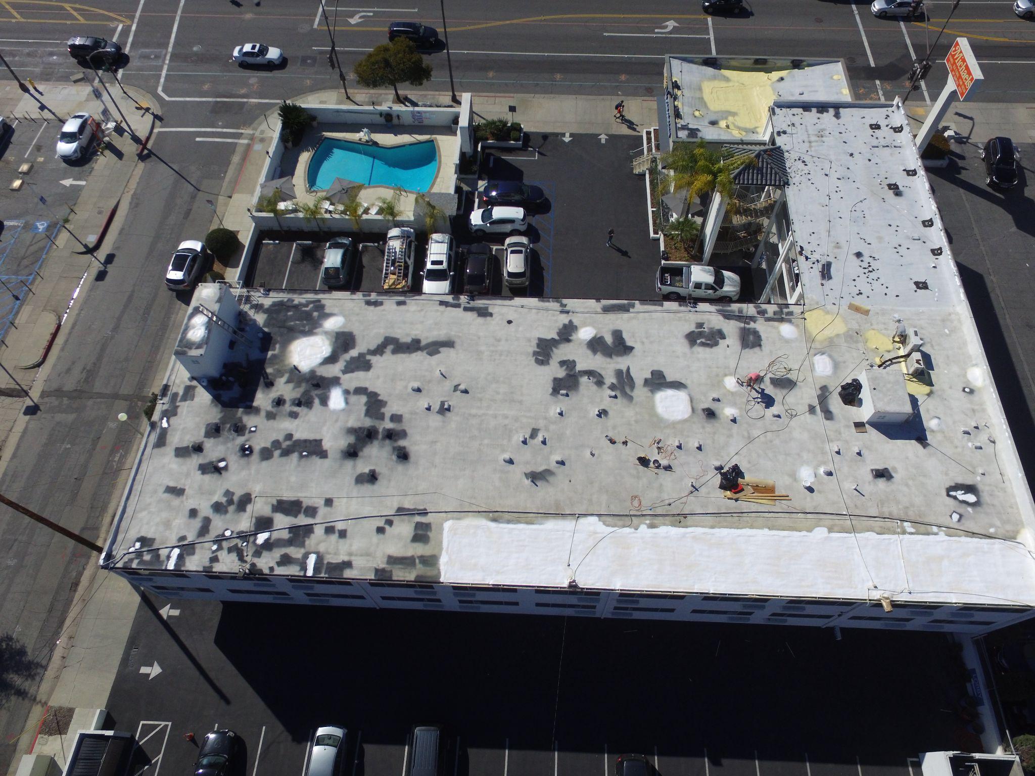 Foam roofing installation and repair